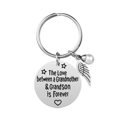 A Sister Is Gods Way Send To Friends Best Sister Christmas Birthday Key Stainless Steel Keychain for Backpack Bag Pendant