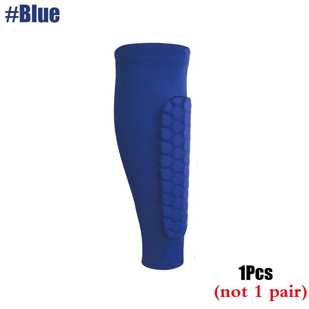 1Pcs Leg Sleeves Shin Guards Shockproof Honeycomb Nylon Support Sock Shin Protector Soccer Gear Soccer Shields Sports Legging