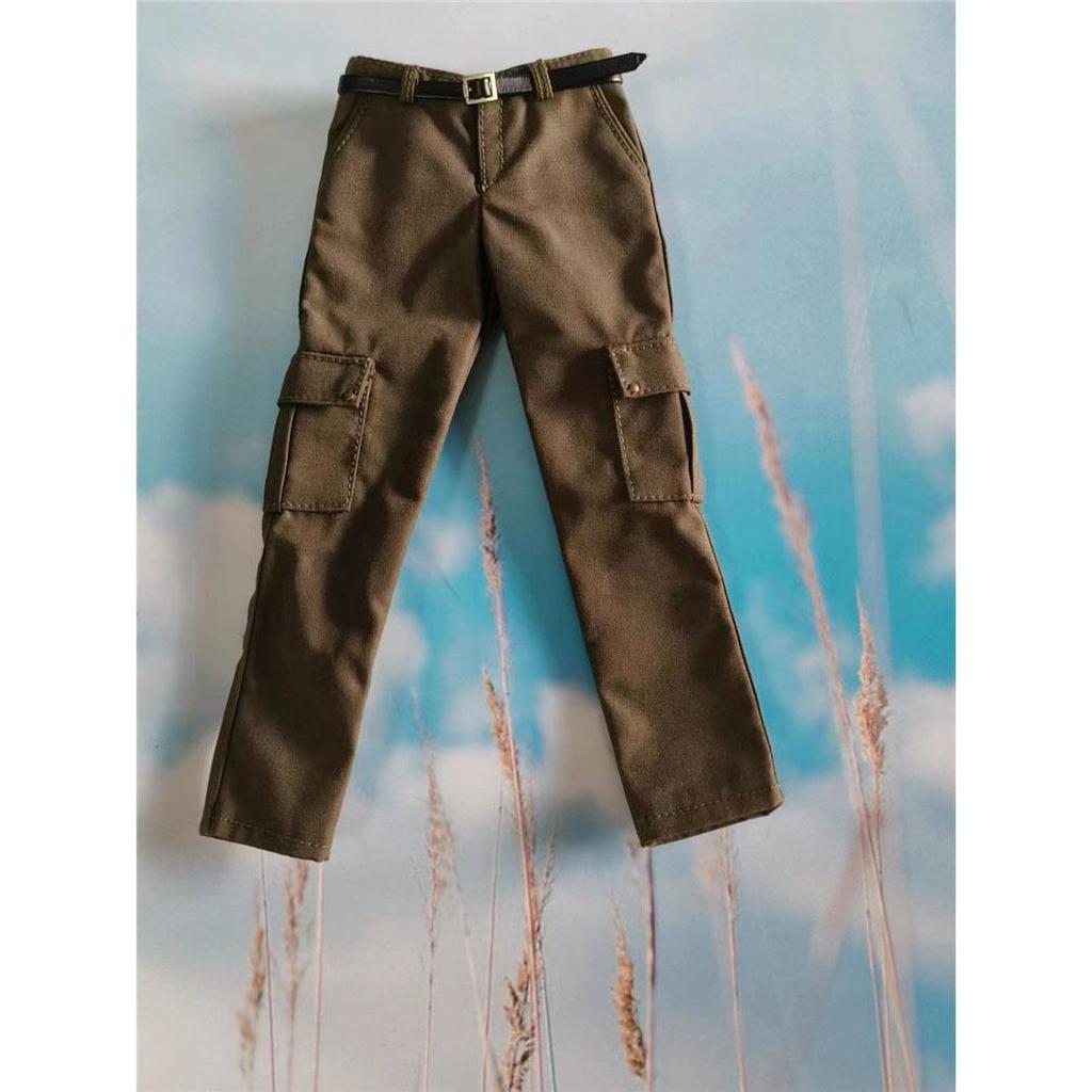 1:6 Soldier Man's Fashionable Casual Combat Trousers: Straight Leg Long Pants