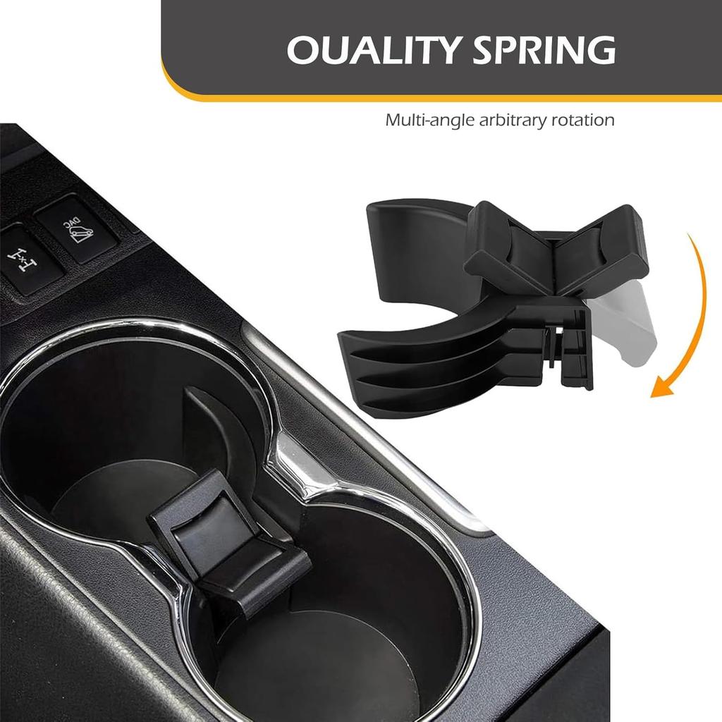 Cup Holder ert Divider, Car Console Cup Holder ert Compatible with Toyota Highlander 2014-, Console Cup Holder Divider Replaces 55618-0E200-C0