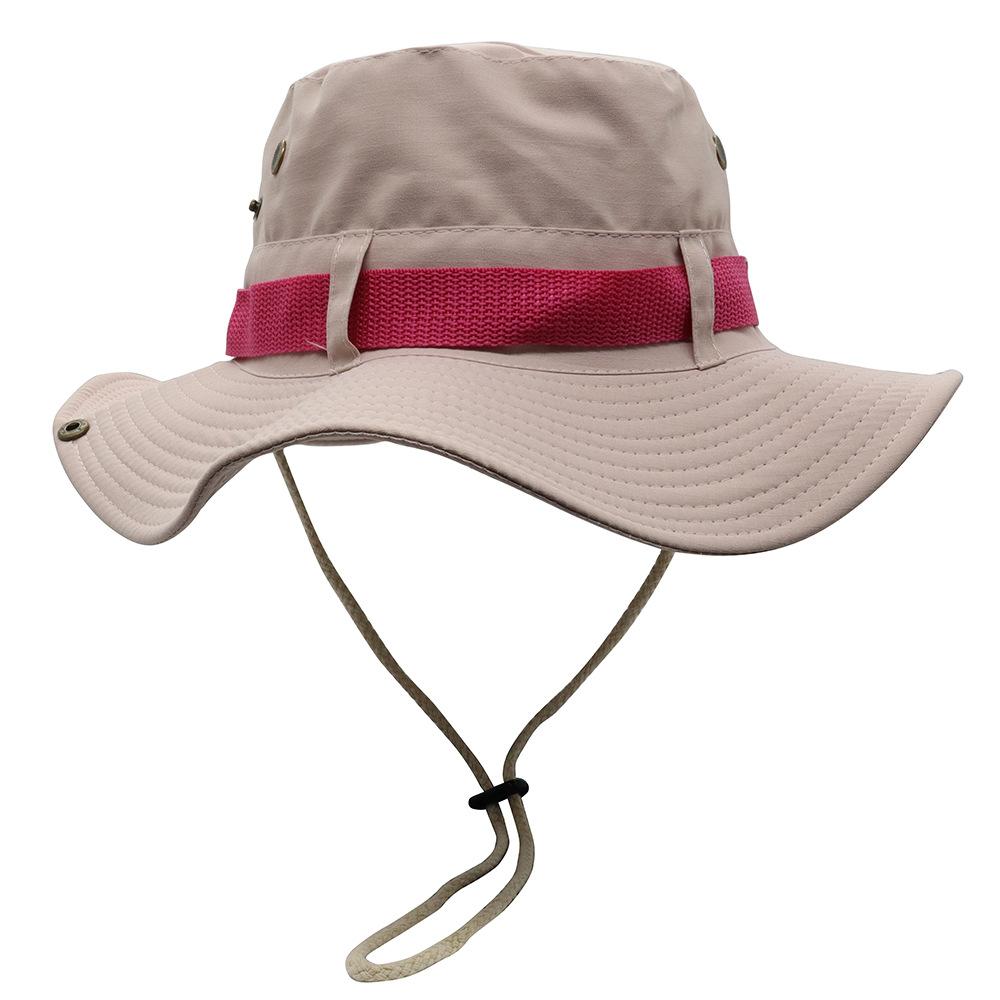 Outdoor Men's Solid Big Eaf Sun Hat Bucket Hat -UV Protection Women Bucket Hat Summer Hiking For Fishing Camper Camp Cap