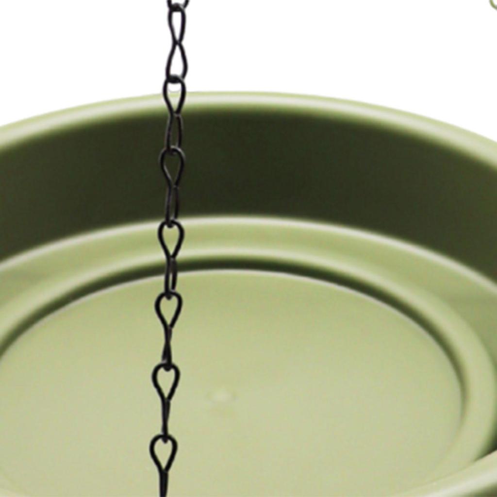 Bird Feeder Waterer and Chain Hummingbird Feeder for Tree Outside Parrots