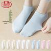 Lansha Women's 10-Pair Cotton Mesh No-Show Socks