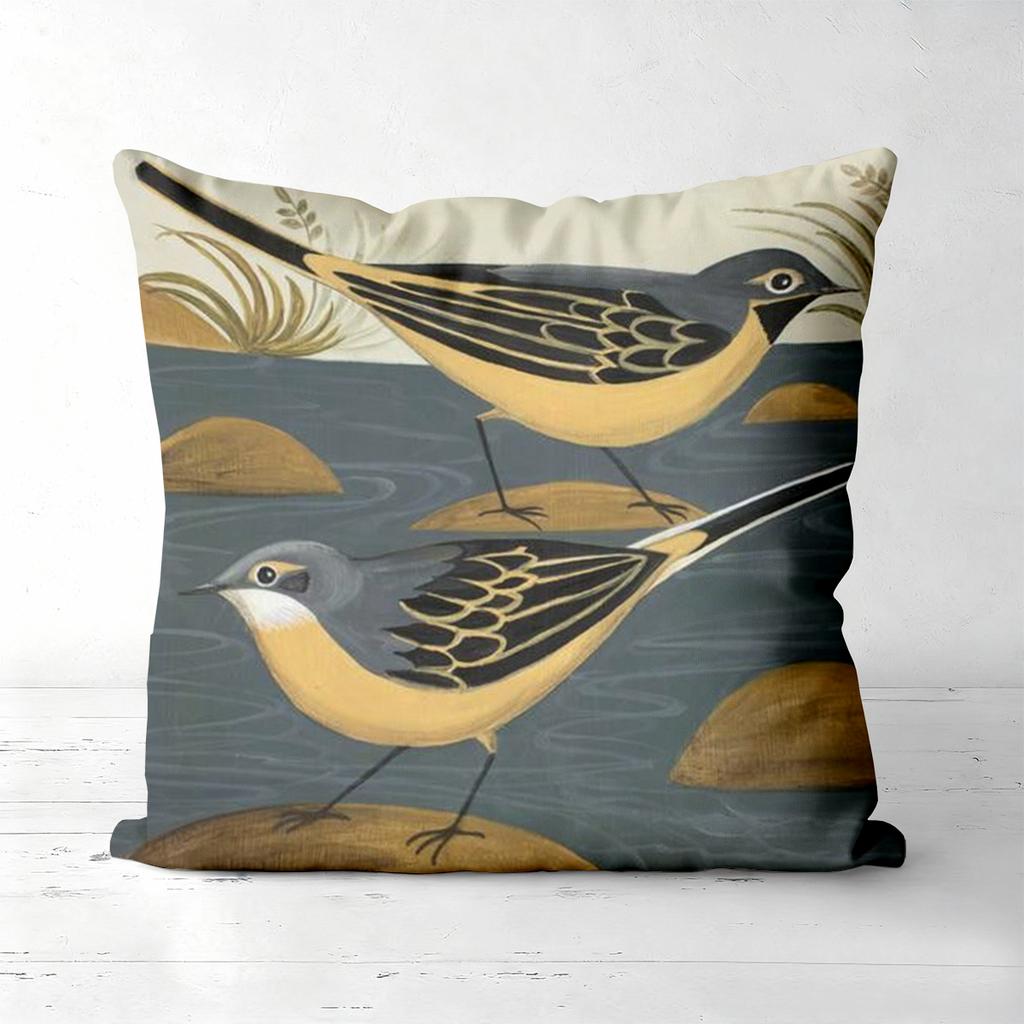 Bird Themed Decorative Pillows For Home Decor Polyester pillowcase, sofa decorative cushion cov Headboard Pillow