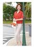 Women's Casual Summer Lapel T-Shirt - Short-Sleeved, Thin, Loose Fit for Middle-Aged and Elderly