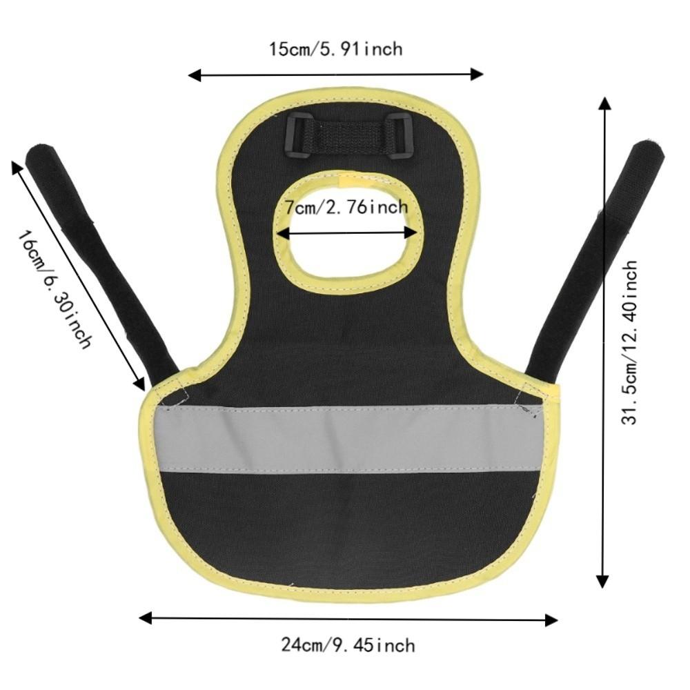 Easy Clean Poultry Harness Vest Nylon Hen Reflective Vest Warm Chicken Harness Vest  Hen
