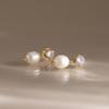 Youthway Sweet Pearl zircon Wedding Drop Earring 18K Gold PVD Plated Stainless Steel Lovely  Dangle Earring Party Jewelry