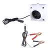 Efficient 12V 50mm Duct Ventilation Fan With Battery Clip Power Cable For Kitchen Bathroom Garage Indoor Air Extraction