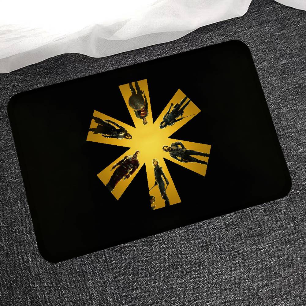 

Superhero Movie Thunderbolts Room Mats Cheaper Anti-slip Modern Living Room Balcony Printed Welcome Rug 40x60 cm