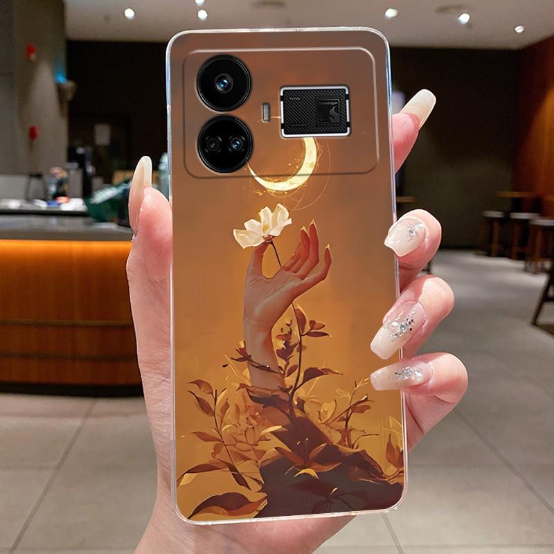Casing For Realme GT5 GT 5 240W Phone Case Cute Cool Dragon Boys Girls Transparent Soft Silicone Back Cover For RealmeGT5 Case
