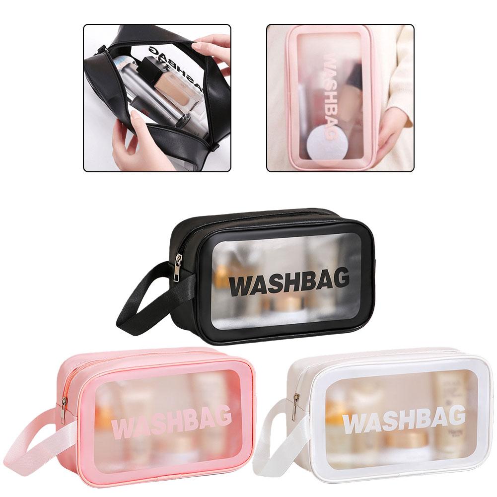 Easy Visibility Large Capacity Toiletries Bag Transparent Storage