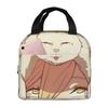 Power Anime Chainsaw Man Insulated Lunch Bag for Women Children Leakproof Food Boxes Thermal Lunch Box Tote