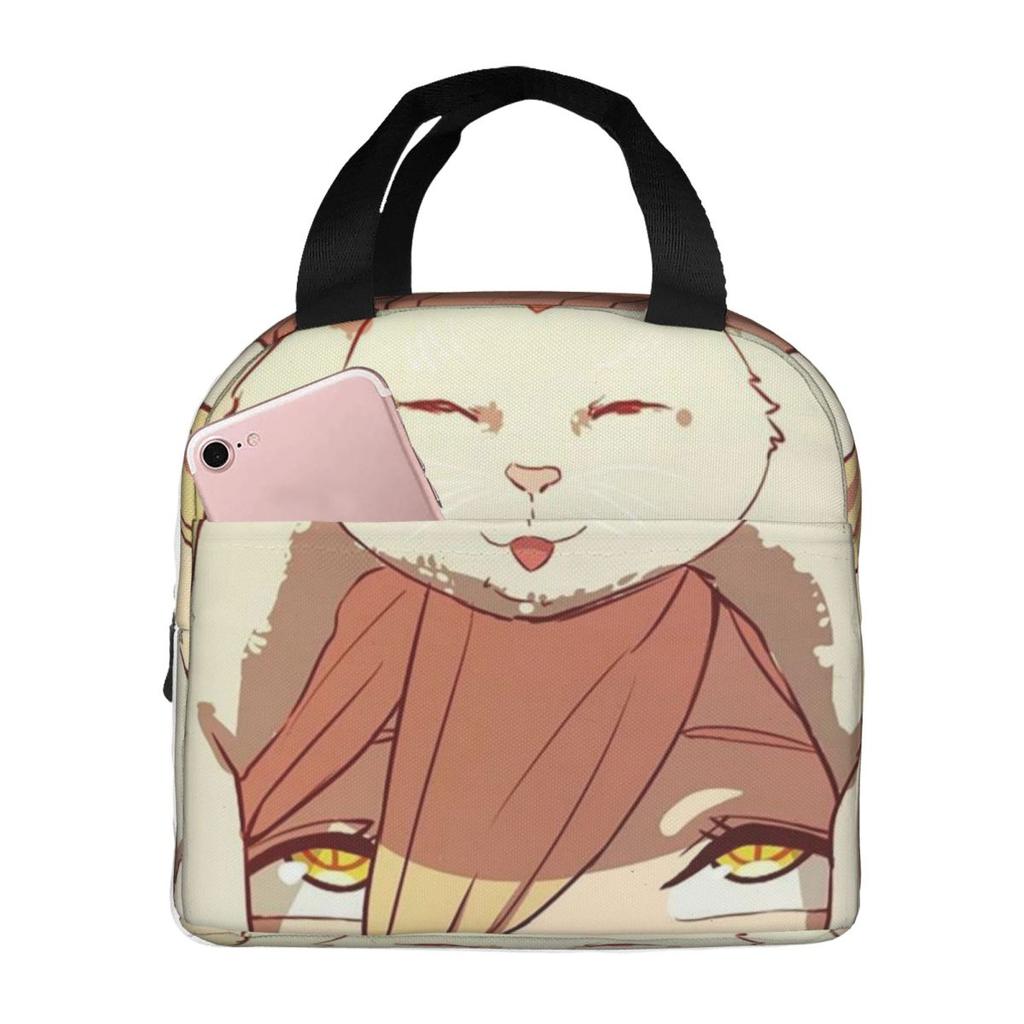 Power Anime Chainsaw Man Insulated Lunch Bag for Women Children Leakproof Food Boxes Thermal Lunch Box Tote