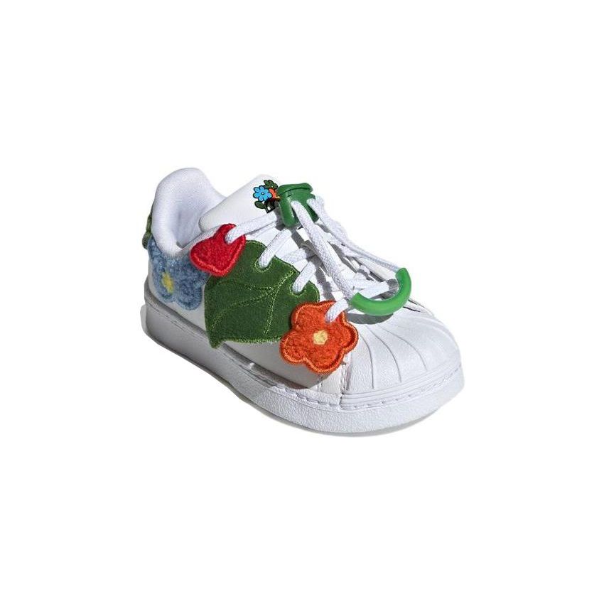 Adidas Melting Sadness x Superstar 360 I Bee with You Pack - Cloud White Baby Sneakers Footwear-White Orange-Tin HR1635