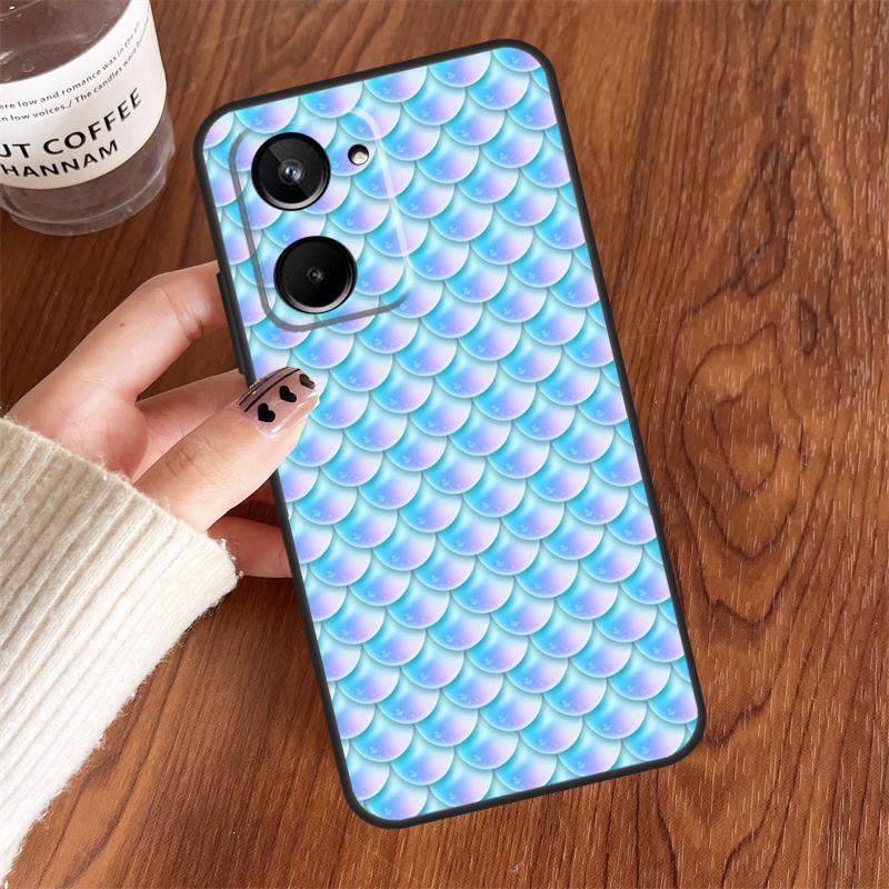Mermaid Tail Scale For Realme 15 Pro GT7 GT6 10 11 12 13 14 Pro Plus C75 C71 C65 C63 C61 C53 C67 C35 C55 Case