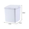Automatic Car Trash Can Contactless Intelligent Dustbin with Folding Switch Cover for Kitchen Office Toilet