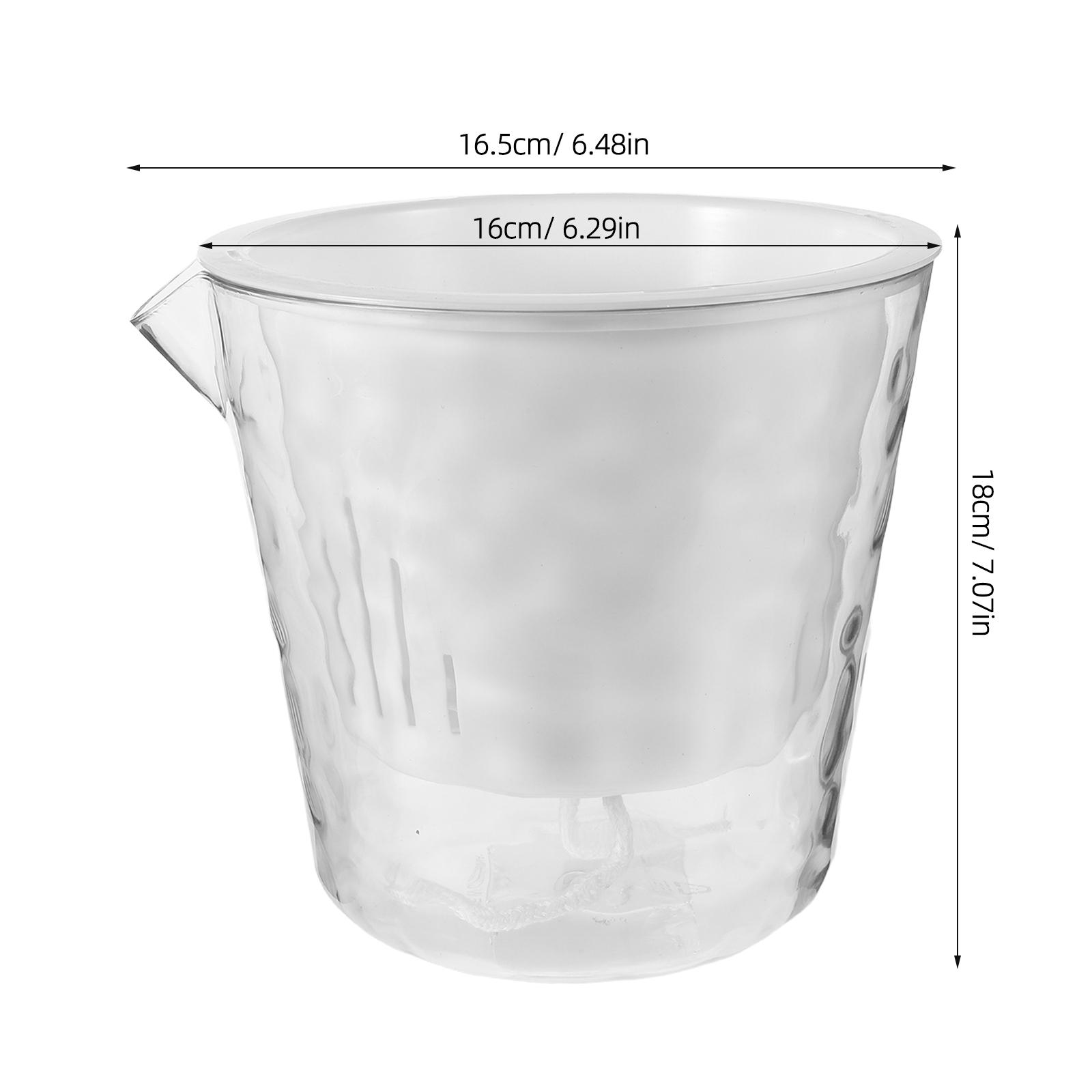 Самополивающийся Цветочный Горшок Прозрачный Пластиковый Горшок Для Гидропонных Растений Комнатный Автоматический Увлажняющий