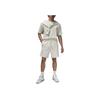 Jordan Solid Color Drawstring Shorts Men Bottoms Oatmeal-Heather FJ0701-141