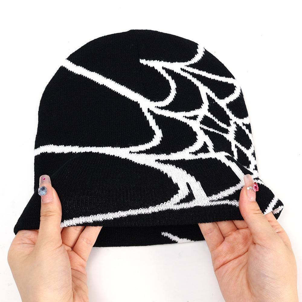 Warm Pentagram Knit Hat Pullover Hats Casual Ski Hats Fashion Cold-proof Cap  Men Women