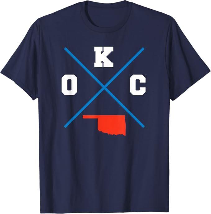 Classic OKC Vintage Outline T-Shirt