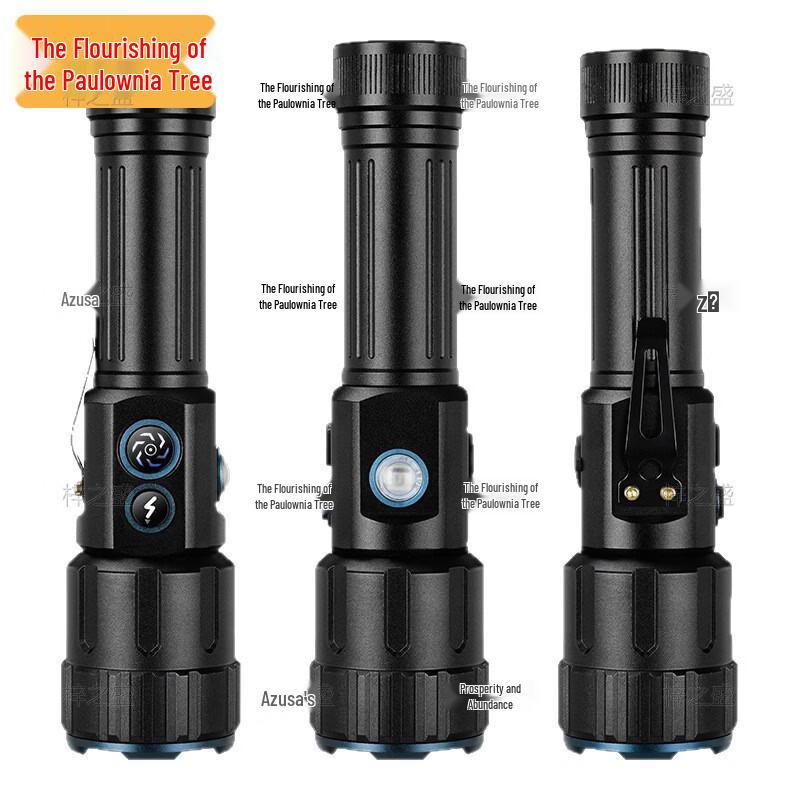 Zizhisheng Outdoor Magnetic Zoom Flashlight with Type-C Fast Charge