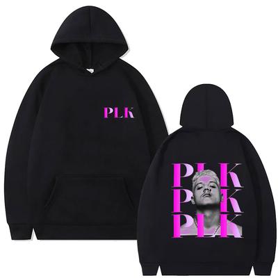 Rapper Plk Ansigt Grafisk Hættetrøje Mænd Kvinder Mode Popmusik Træningsdragt Mand Afslappet Pullover Hættetrøjer Mandlig Vintage Hip Hop Sweatshirt