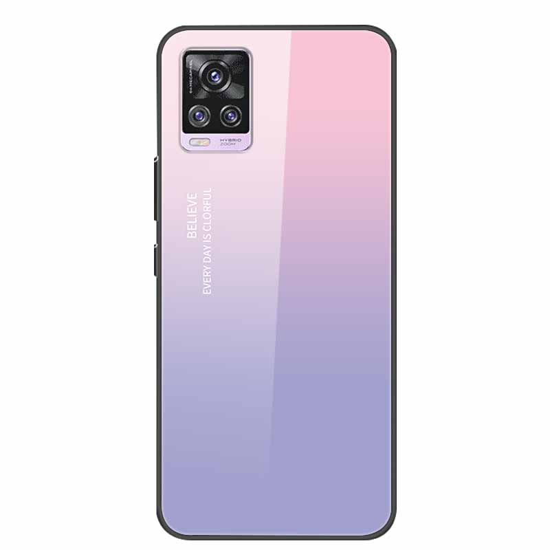 For Vivo V20 Pro Phone Case V 20 Pro Soft Bumper Tempered Glass Hard Back Covers Cases For Vivo V20 Pro Case 6.44" Coque Fundas