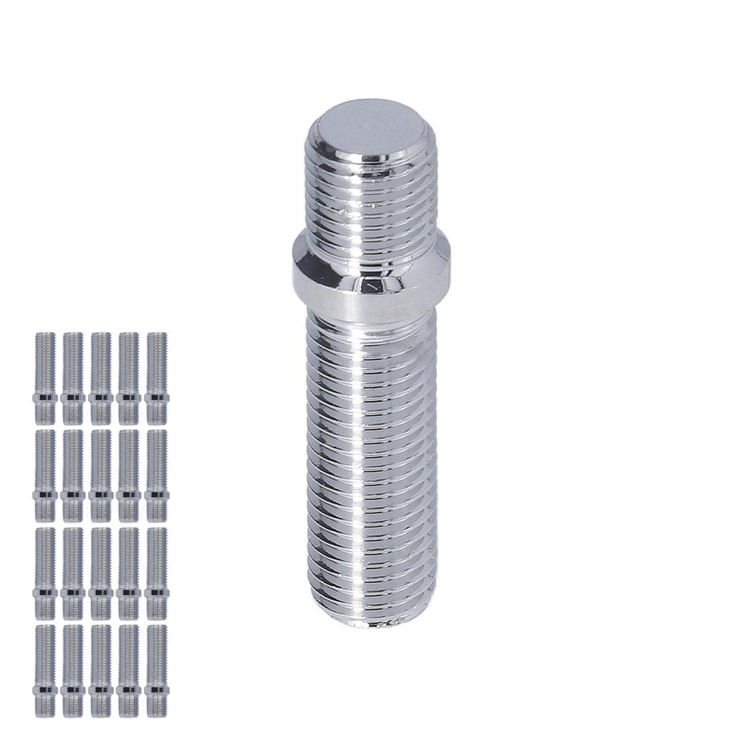 20 Stück Rad-Umrüstbolzen 50 mm Länge 33 mm Schaft Radschrauben-Adapter Ersatz für