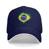 Brazil  Fans Brazilian Flag Brasil Baseball Cap  Casual Hip Hop Hats Summer Women Unisex Outdoor Gym Baseball Caps