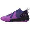 New PUMA Scoot 1 Anti Slip Wear Resistant Mid Top Basketball Shoes Men's Blue Purple 310662-01
