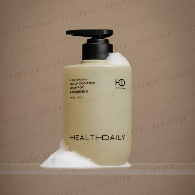 HEALTH DAILY - Black Ginseng Scalp Control Shampoo 490ml
