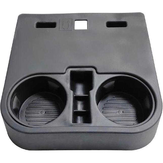 Front Center Console Cup Holder Replace For HC3Z-2813562-AB Compatible With 2015- Ford F150 2017- F250 F350 F450 Super Duty