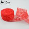 10m Lace Fabric Floral Embroidered Hollow Out Hair Accessories Material Handmade Material
