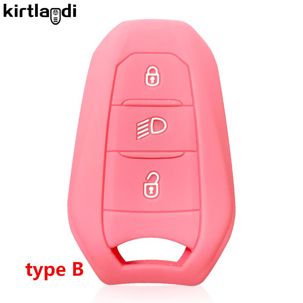 For Fiat Scudo for Opel Combo for Peugeot Rifter 2020 207 208 307 308 407 408 5008 308SW 2008 for Citroen C4 Key Cover Case Skin