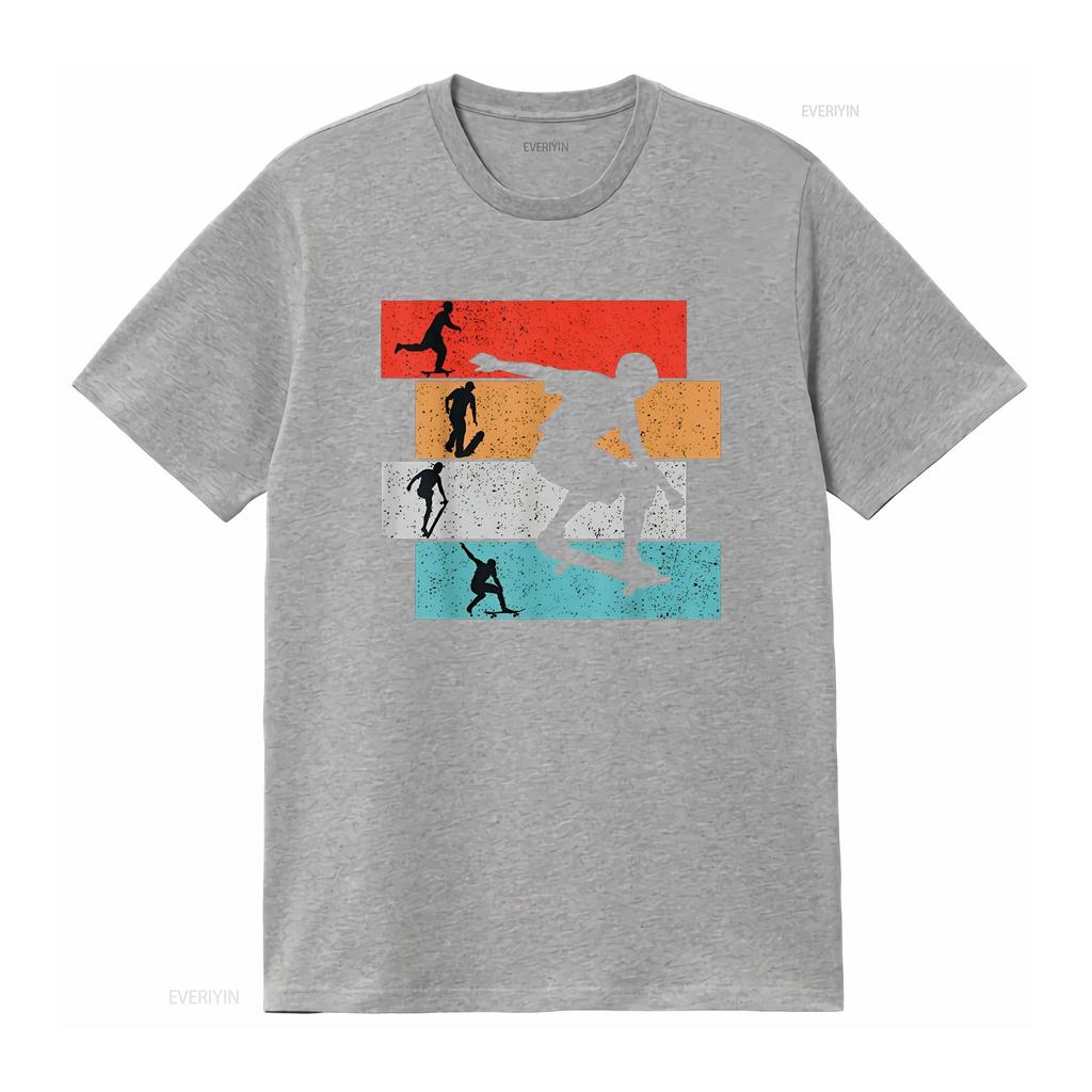 Skater Skateboarder Retro Skateboard Boys Girls Youth T Shirt Black Large vintage Washed Stretched Slightly Stylish