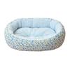 Puppy Sofa Pet Bed Breathable Cat Bed Flower-printed Indoor Cat House  for Dogs Sleeping