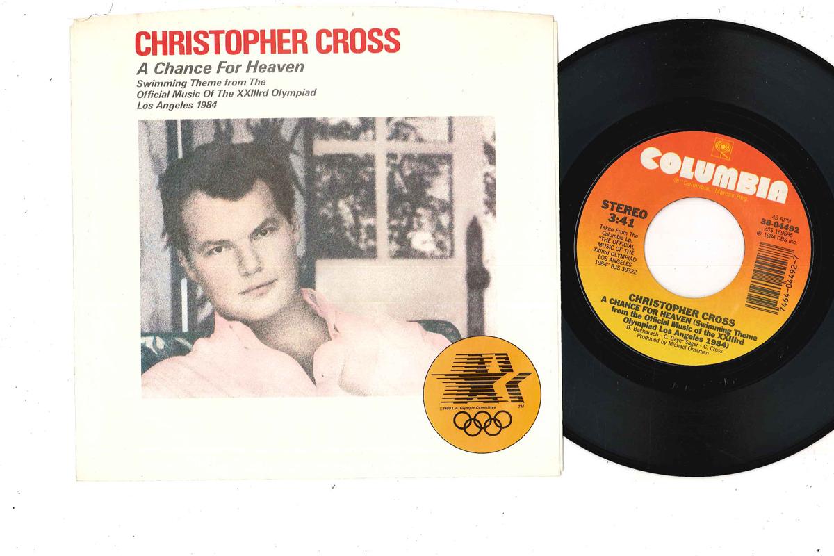 

7inch Record CHRISTOPHER CROSS - A Chance For Heaven / Talking In My 3804492 COLUMBIA 1984 US Rock Used