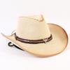 Meestverkochte Western cowboyhoeden voor mannen en vrouwen, modieuze strohoeden als zonbescherming, outdoor Western cowboyhoeden