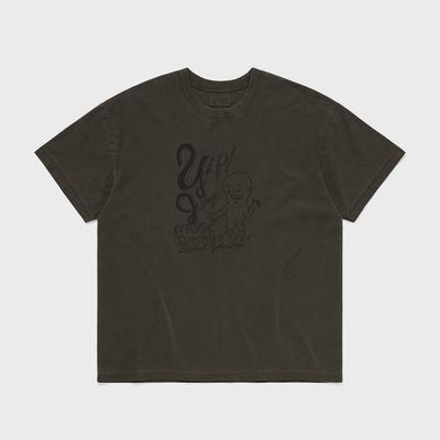 ThIs Is Never That Tnt Daniel Johnston Yip Jump Tee Charcoal