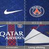 Nike Domácí dres Paris Saint-Germain pro sezónu 2025-2026, hráčská verze s krátkým rukávem, pánské topy, námořnicky modrá HJ4547-411