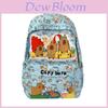 Capybara Womens Casual Nylon Backpack Large Capacity Travel Rucksack With Laptop Sleeve For College Daily Use