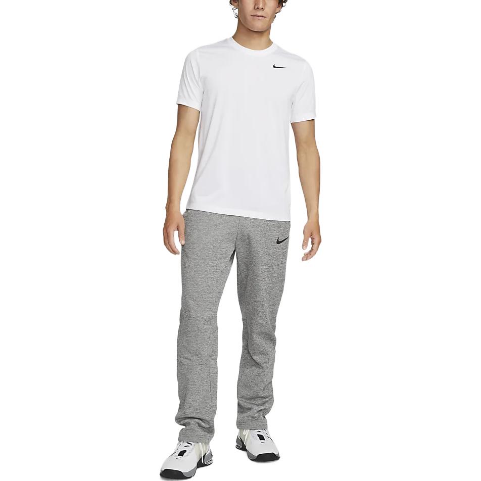 Nike T Shirts Men's White Crew Neck Moderate Straight Fit DX0990-100