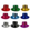 Bright Color Magicians Hat for Women Men with Belt Tall Hat Adult Theme Party Costume Hat Stage Performers Hat