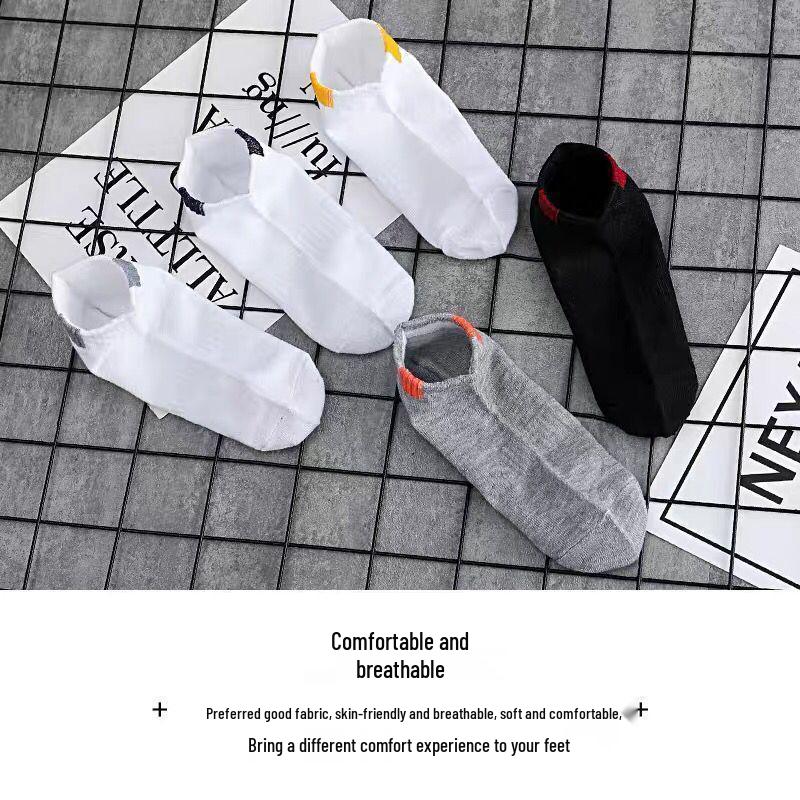 Breathable, Odor-Resistant Low-Cut Summer Socks for Men & Women