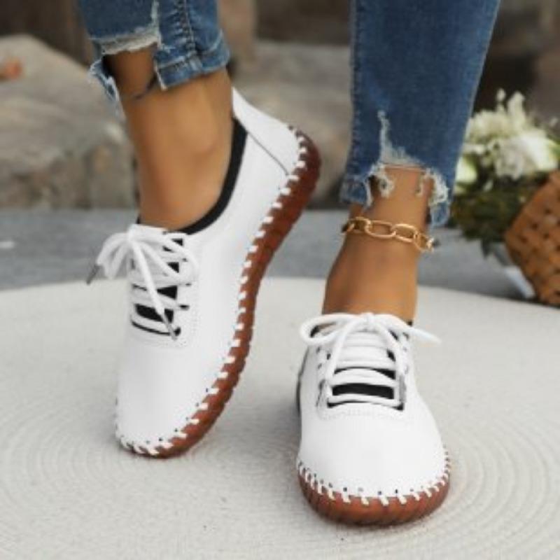 Large Size Retro Casual Single Shoes for Women's Outer Wear Autumn New Fashionable Small Leather Shoes