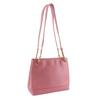CHANEL Chain tote Tote Bag COCO Mark Long shoulder pink Calfskin Women Used