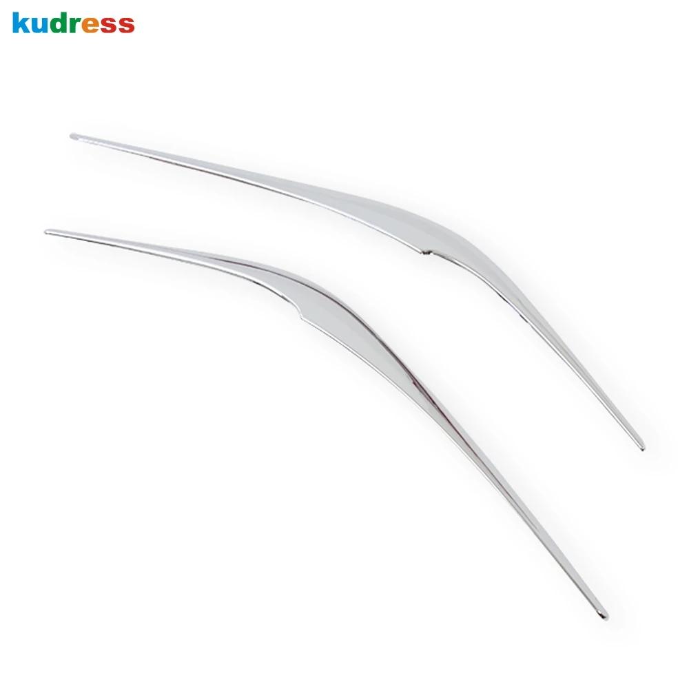 För Mazda CX-5 CX5 KF 2017-  2024 Kolfiber Bil Strålkastare Ögonbrynsskydd Dekorationslist Strålkastare Ögonlockslister Exteriör Tillbehör