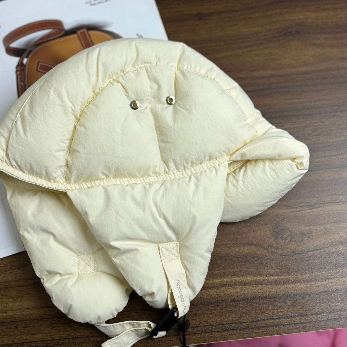 

Зимняя пуховая шапка Lei Feng, зимняя универсальная термозащитная летная шапка для защиты ушей, мужская и женская альпинистская защитная шапка для ушей M（56-58cm） белый