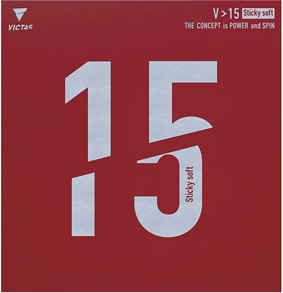 Victas Table Tennis Rubber Sticky Soft Slightly Adhesive High Energy Tension Red MAX 200130 V>15