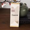 Calligraphy Series Wooden Scroll Refrigerator Magnet - Cultural Gift